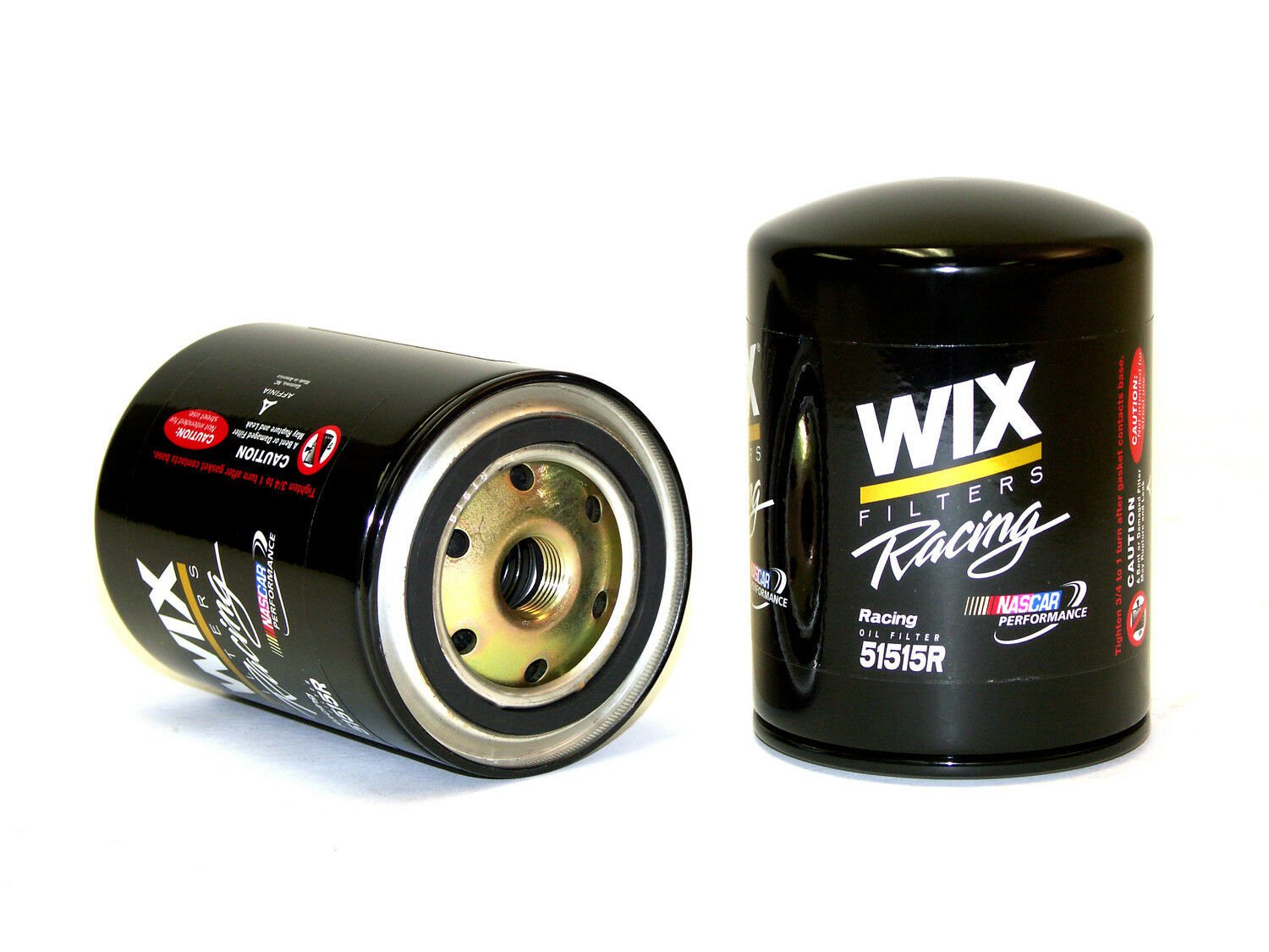 Wix 51515R Engine Oil Filter Canister Screw-On Steel Black 3/4-16" Thread