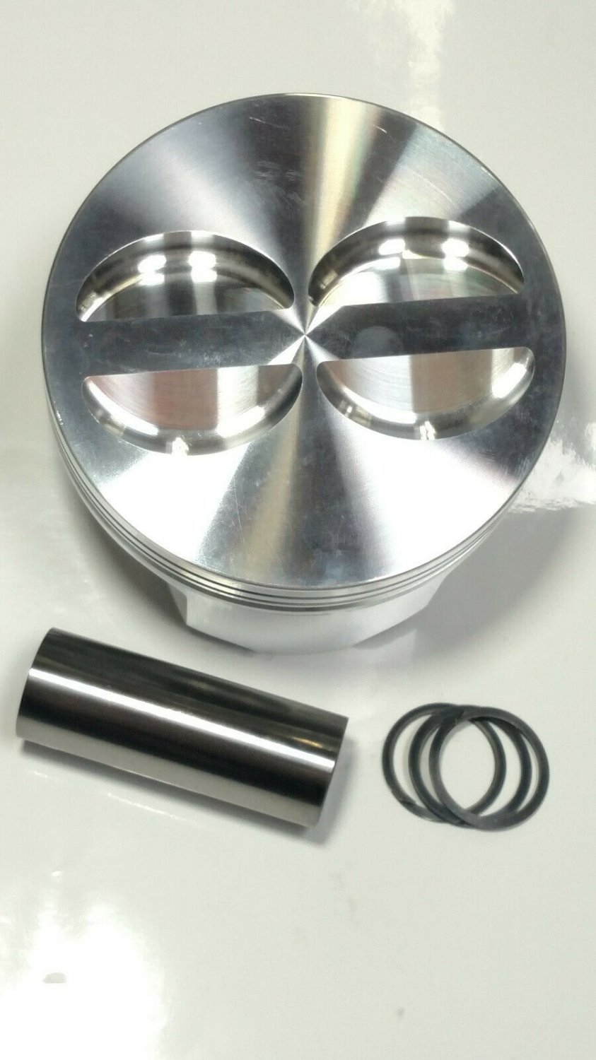 SRP Late Model Pro Stock Forged Aluminum Pistons Single Flat Top 4 Valve Reliefs