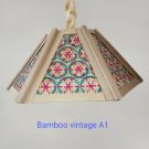 vintage handicraft bamboo lamp(code V1)