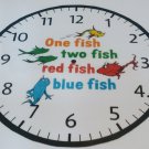 1 FISH 2 FISH RED FISH BLUE FISH CLOCK
