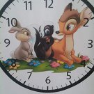 WALL CLOCK-BAMBI-NURSERY DECOR-CHILD'S ROOM DECOR