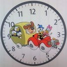 DONALD & DAISY CAMPING TRIP WALL CLOCK-9" ROUND