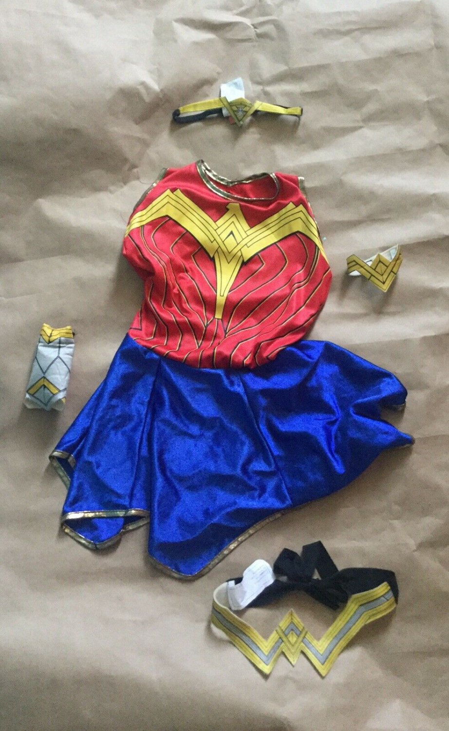 Pre - Owned Girls Wonder Woman&acirc;��s Costume 5/6