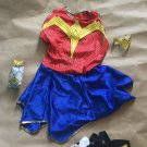 Pre - Owned Girls Wonder Woman’s Costume 5/6