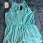 New Something Navy Short And Sweet Romper Blue Small Racerback