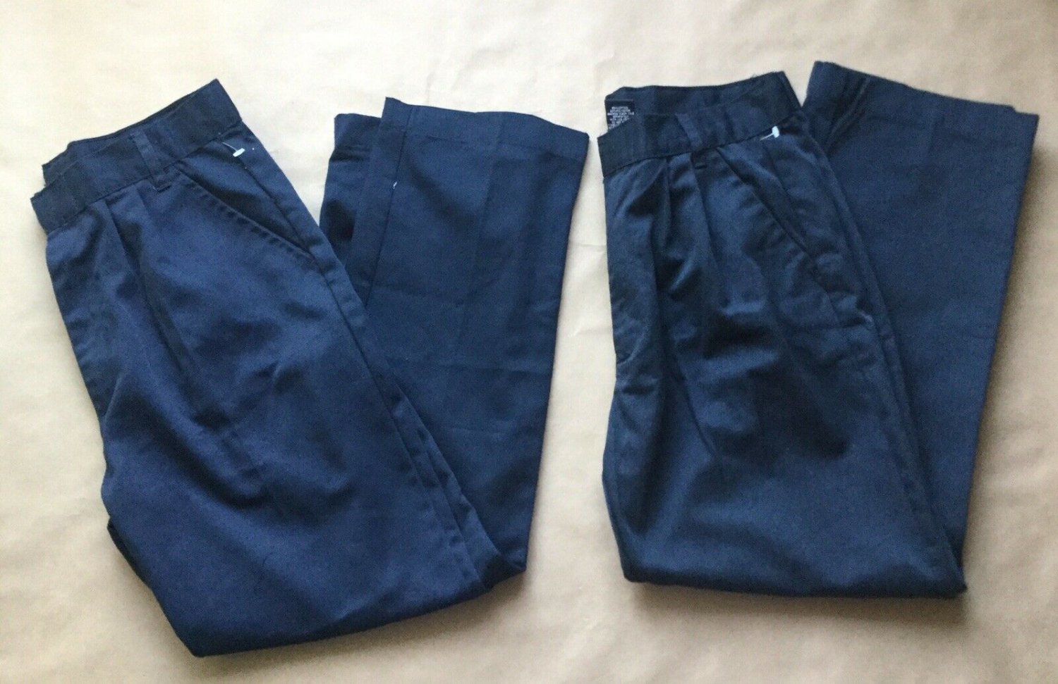 2 New Without Tags Cambridge Classics School Uniform Pants Navy Size 12 Boys