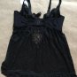 New Parfait By Affinitas Kitty Babydoll Sheer Black Size 30DD