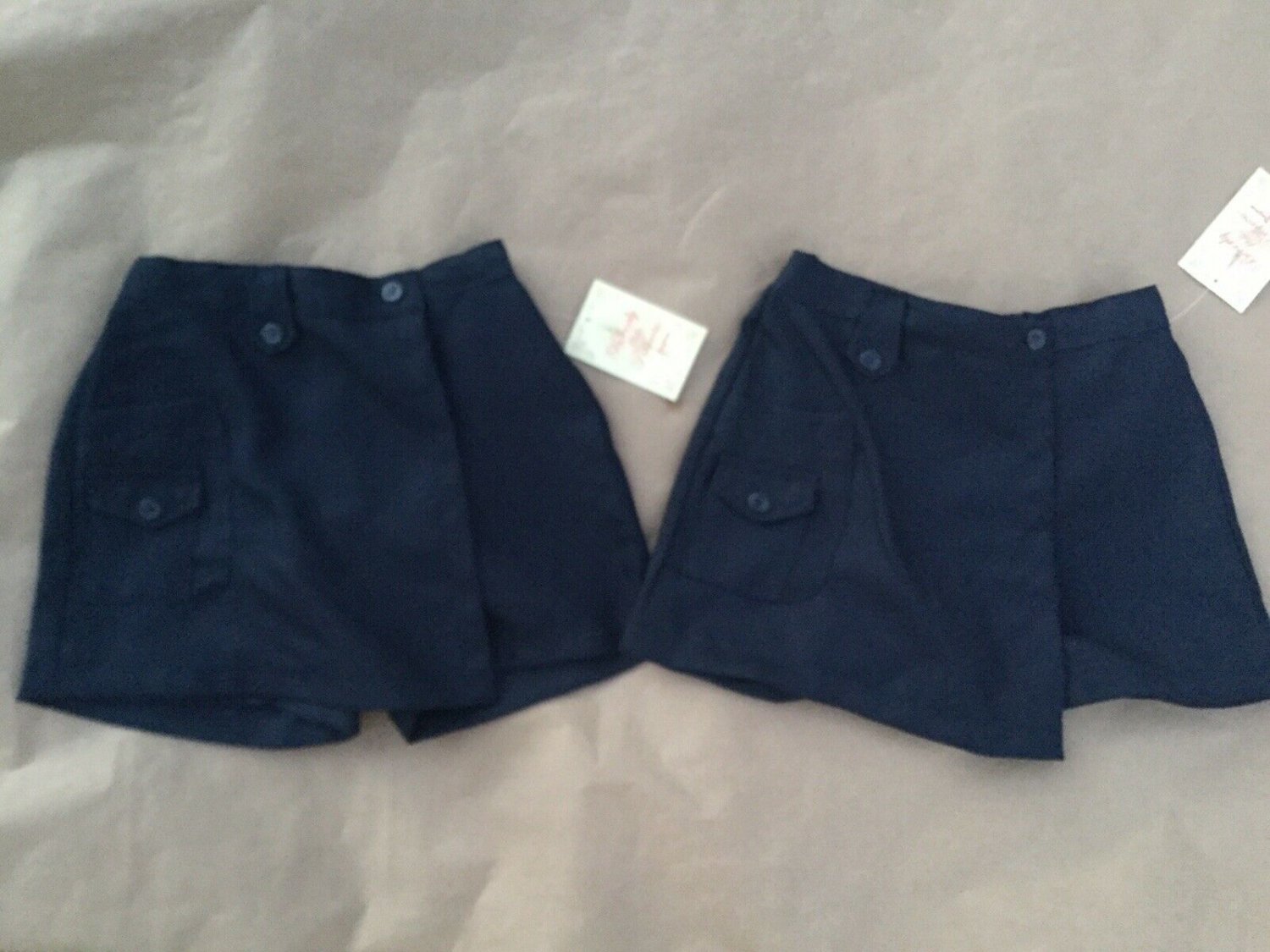 NEW BEVERLY HILLS PRINCESS SCHOOL UNIFORM SKIRTS SIZE 6 NAVY NEW WITH TAGS