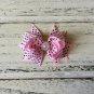 NEW HANDMADE BOWS AND CLIPS BUNDLE OF 8 FLOWERS TODDLER BABY