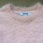 PRE OWNED GIRLS DKNY PULLOVER SWEATER SIZE 6 PINK WHITE