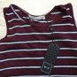 NWT MICHELLE BY COMUNE MEGAN TANK TOP SIZE 2T BURGUNDY TODDLER GIRL