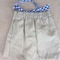 2 Eddie Bauer Carters School Uniform skirts Size 10 Navy Beige New withTags