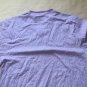 CHERESKIN V NECK MENS SHIRT XL STRIPED PURPLE NEW WITHOUT TAGS