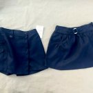 2 BEVERLY HILLS PRINCESS SCHOOL UNIFORM SKIRTS NAVY SIZE 6 GIRLS NWT