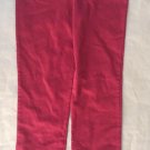NWT GLORIA VANDERBILT Amanda Tapered Pants Cherry Bomb/Red Size 8 STRETCH