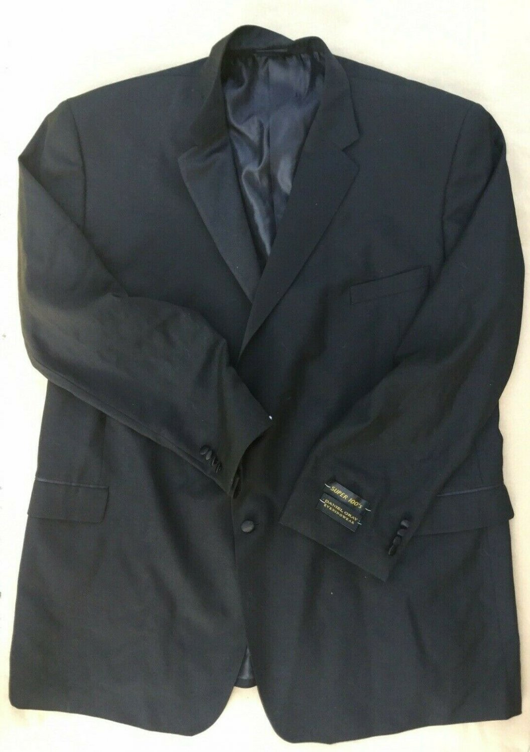 New Daniel Gray Evening Wear Blazer Black Size 56Long 100% Wool