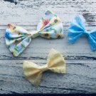 New Handmade Spring Flowers Bow And 2 Lace Bows Girls
