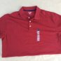 New Men’s St. John’s Bay Heritage Pique Polo Shirt 2XL Red