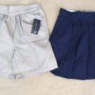 New U.S. Polo Assn. Khaki Shorts Eddie Bauer Navy Skirt School Uniform Size. 14