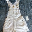 New Joes Jeans Nicky White Overall Small Women Denim