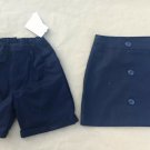 New Beverly Hills Princess School Uniform Skirt And Shorts Navy Size 14 Girl