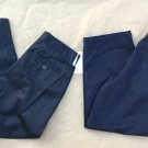 SET OF 2 BEVERLY HILLS PRINCESS CAMBRIDGE SCHOOL UNIFORM PANTS SIZE 12.5 NAVY