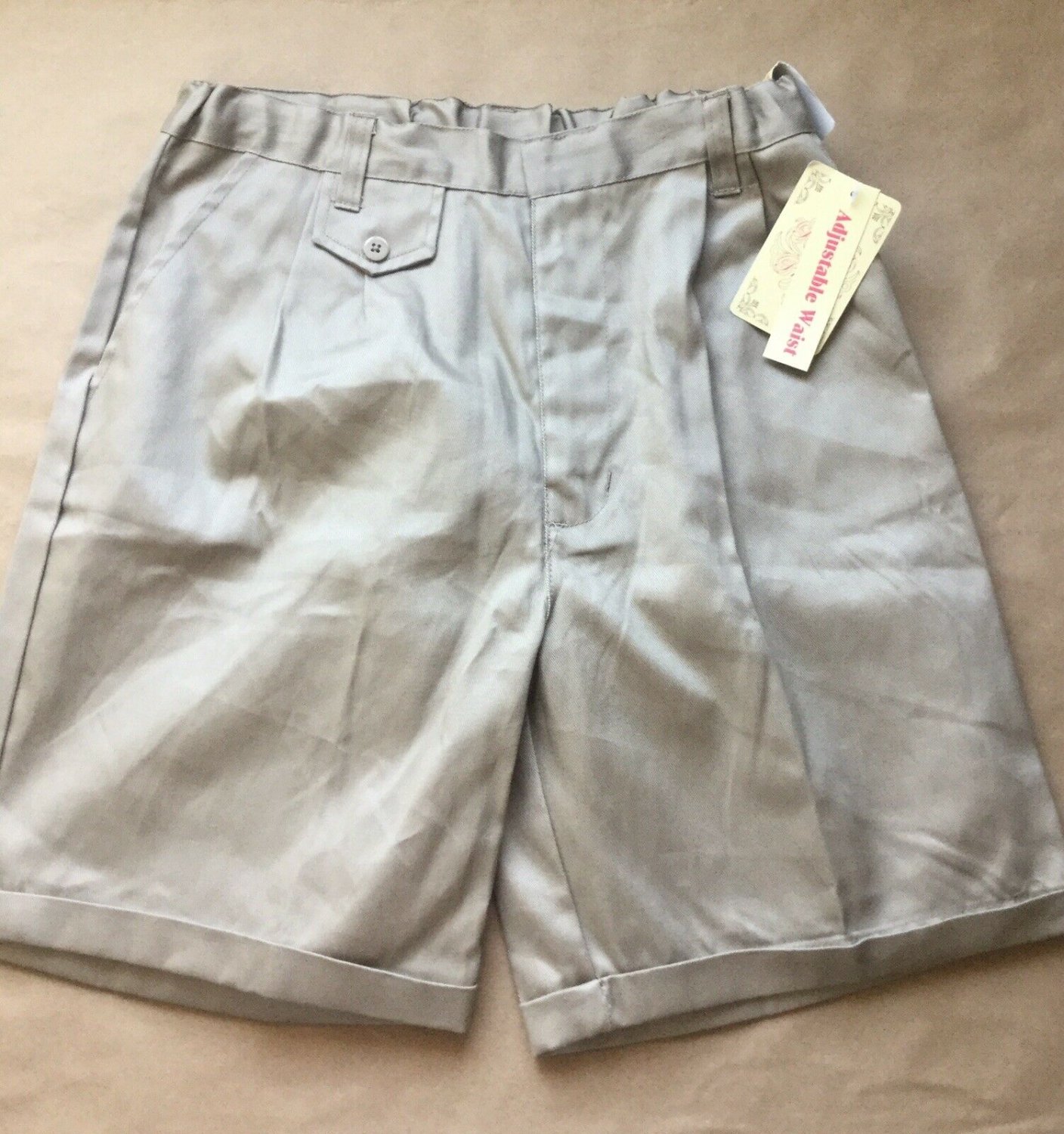 NEW BEVERLY HILLS PRINCESS UNINFORM SHORTS SIZE 20 BEIGE GIRLS