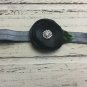 3 New Handmade Headbands White Teal Black Flowers Toddler Special Occasion