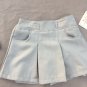 2 BEVERLY HILLS PRINCESS SCHOOL UNIFORM SKORT BEIGE 6X GIRLS NWT DEFECTIVE