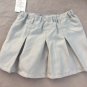 2 BEVERLY HILLS PRINCESS SCHOOL UNIFORM SKORT BEIGE 6X GIRLS NWT DEFECTIVE
