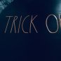 New Rae Dunn âTRICK OR TREATâ Black Halloween Cake Stand