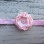 Bundle 4 New Handmade Headband Toddler Flowers Pink Black Peach Special Occasion