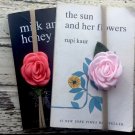 6 NEW NUDE NYLON BOOKMARKS ROSES