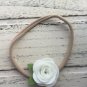 Bundle Of 4 New Nylon Headbands Felt Flowers Hair Tie Bookmark