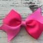 5 New Handmade Bows Baby Toddler Pink Polka Dot White Fushia Mauve