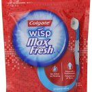 Colgate Max Fresh Wisp Disposable Mini Toothbrush, Peppermint - 24 Count