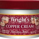 Wright's Copper and Brass Cream Cleaner - 8 Ounce - Gently Cleans and Removes...