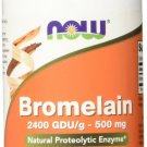 NOW Supplements, Bromelain (Natural Proteolytic Enzyme) with 2400 GDU, 500mg,...