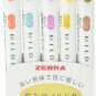 Zebra MILD LINER, Double Sided Highlighter, Refined Color, 5 Set (WKT7-5C-RC)