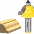 Yonico 13124 Double Roman Ogee Edging Router Bit Large 1/2-Inch Shank