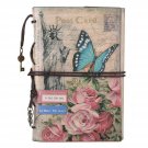 Leather Journal Notebook, MALEDEN Spiral Bound Daily Notepad For Women Men Tr...