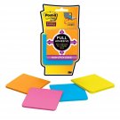 Post-it Super Sticky Full Adhesive Notes, 2x Sticking Power, 3 in x 3 in, Rio...