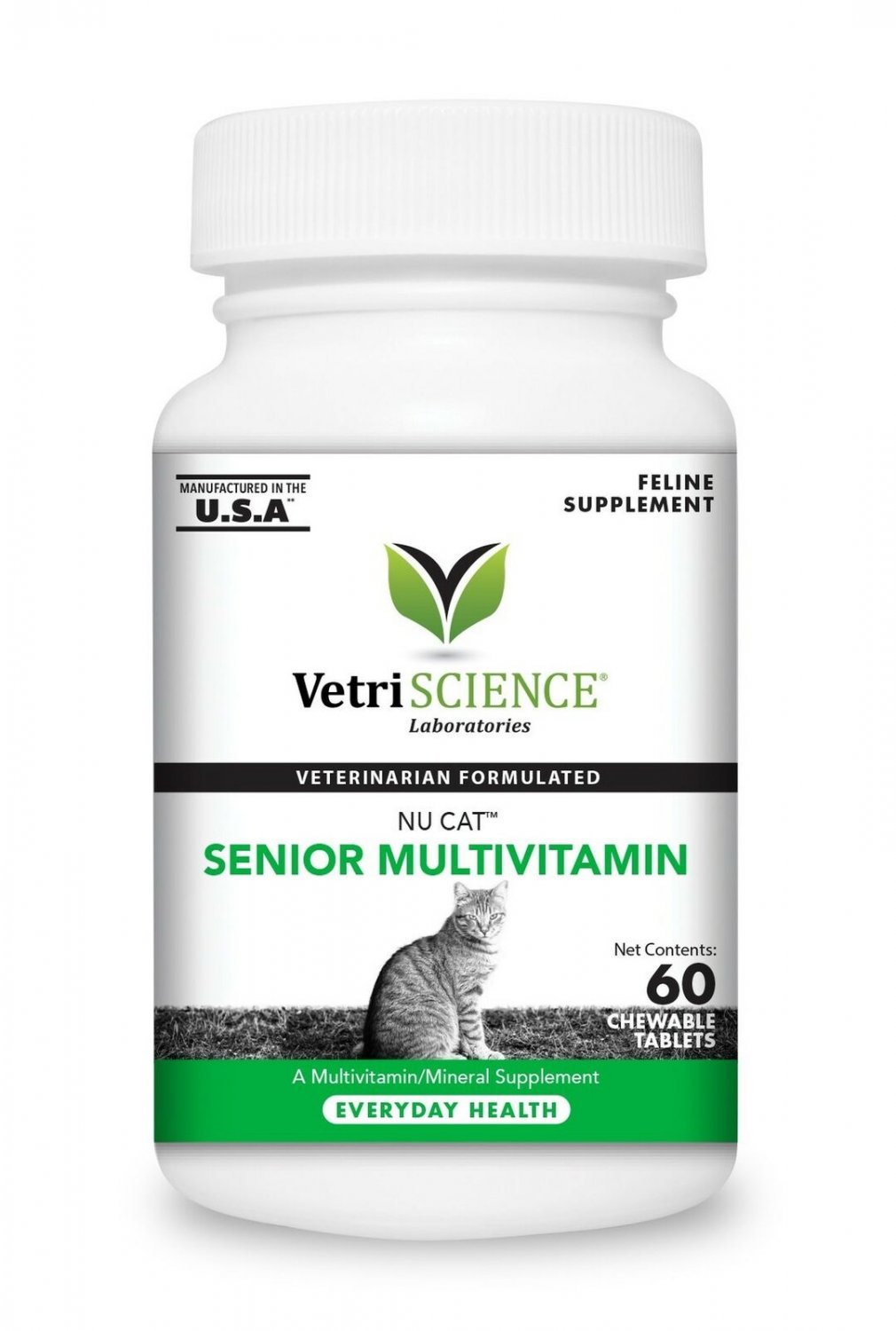 Vetri-Science Nu-Cat Senior Multi-Vitamin Cat Supplement