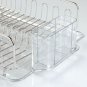 InterDesign Forma Stainless Steel Sink Dish Drainer Tray Kitchen Rack for Dry...