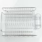 InterDesign Forma Stainless Steel Sink Dish Drainer Tray Kitchen Rack for Dry...