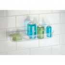 iDesign Plastic Bathroom Suction Holder, Shower Organizer Shelf Basket for Sp...
