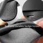 ID Card Case + Heavy Duty Lanyard (Black) + Badge Holder Retractable Reel Car...