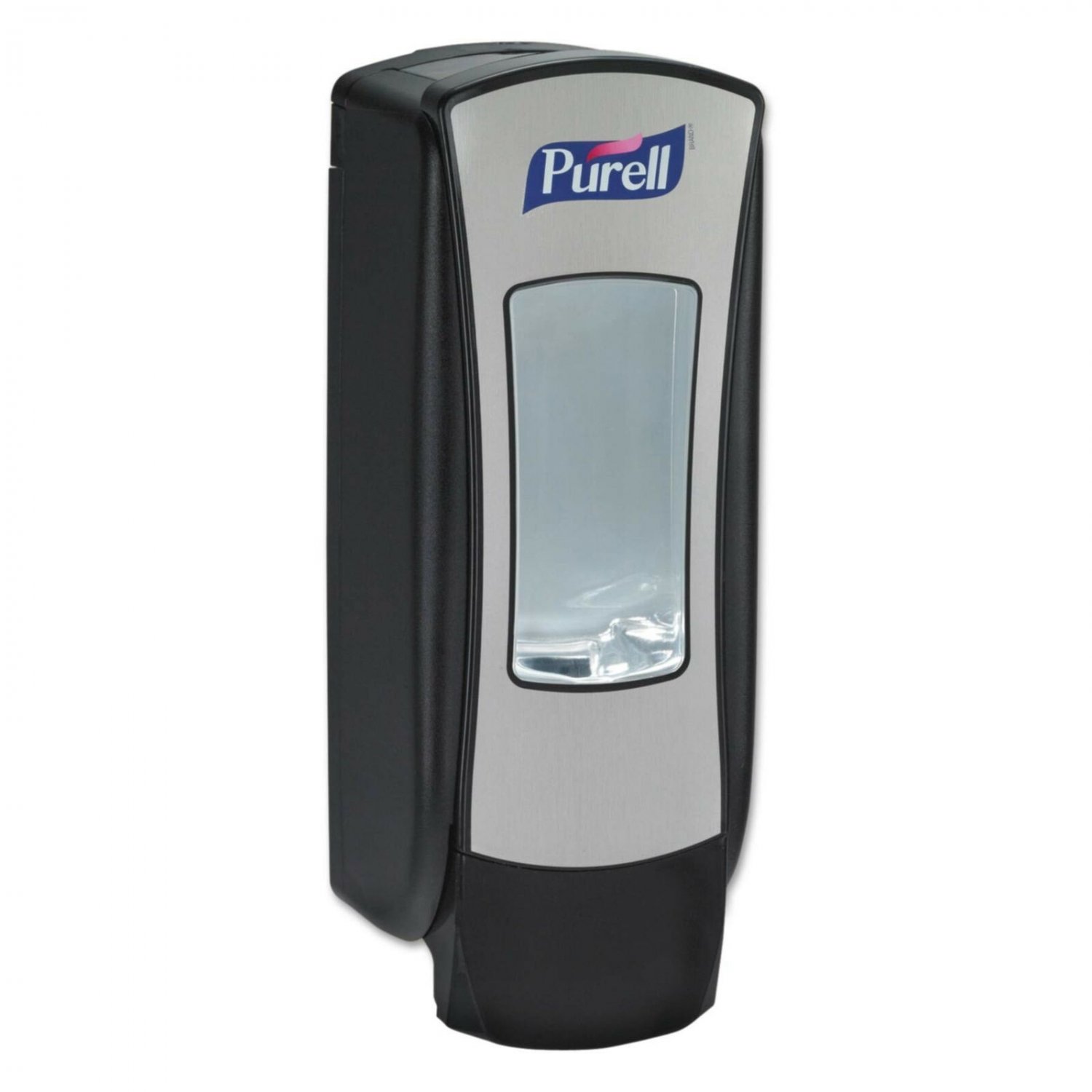PURELL ADX-12 Push-Style Dispenser, Chrome/Black Finish, Dispenser for PURELL...