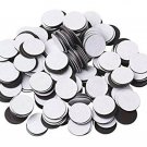 Flexible Magnets 1/2" Round Disc with Adhesive Backing - 250 Pcs