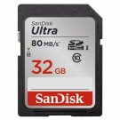 SanDisk 32GB Ultra Class 10 SDHC UHS-I Memory Card Up to 80MB, Grey/Black (SD...